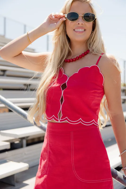 Make A Play Top - Red made by Day + Moon