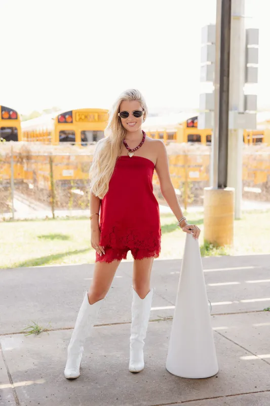 Saturday In The South Top - Crimson made by TCEC