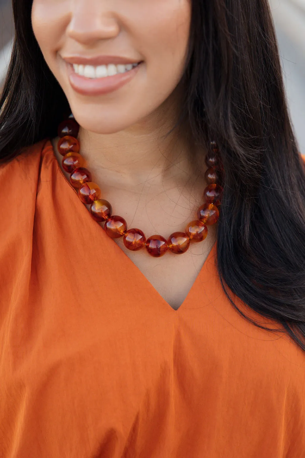 Tiger Town Necklace - Orange sold by The Impeccable Pig