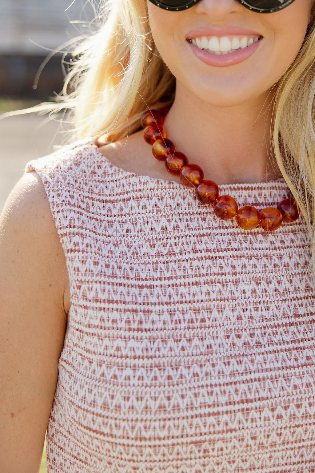 Tiger Town Necklace - Orange sold by The Impeccable Pig product image thumbnail 3