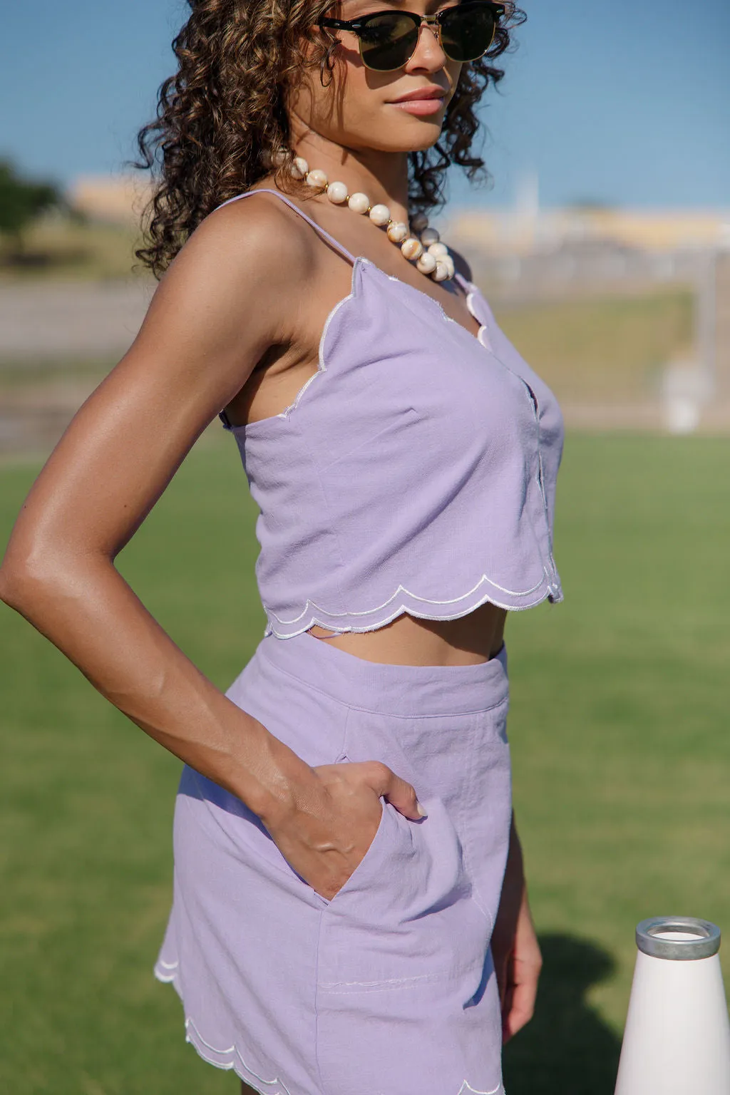 Make A Play Top - Lavender sold by The Impeccable Pig product image thumbnail 4