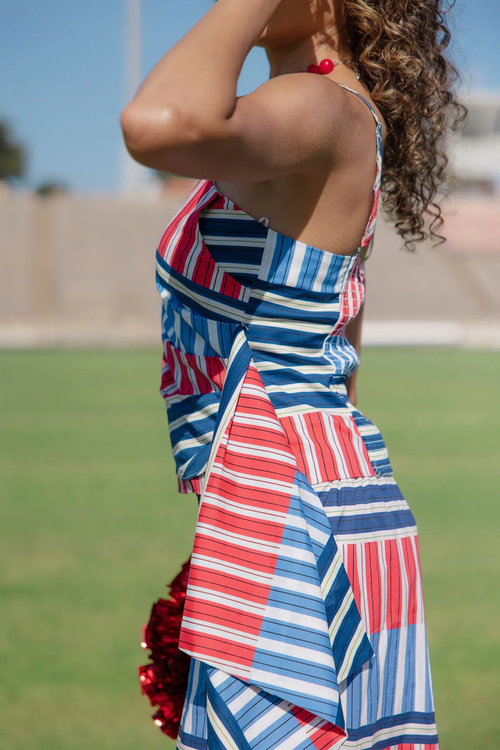 Tailgate Trends Top - Red/Blue sold by The Impeccable Pig product image thumbnail 3