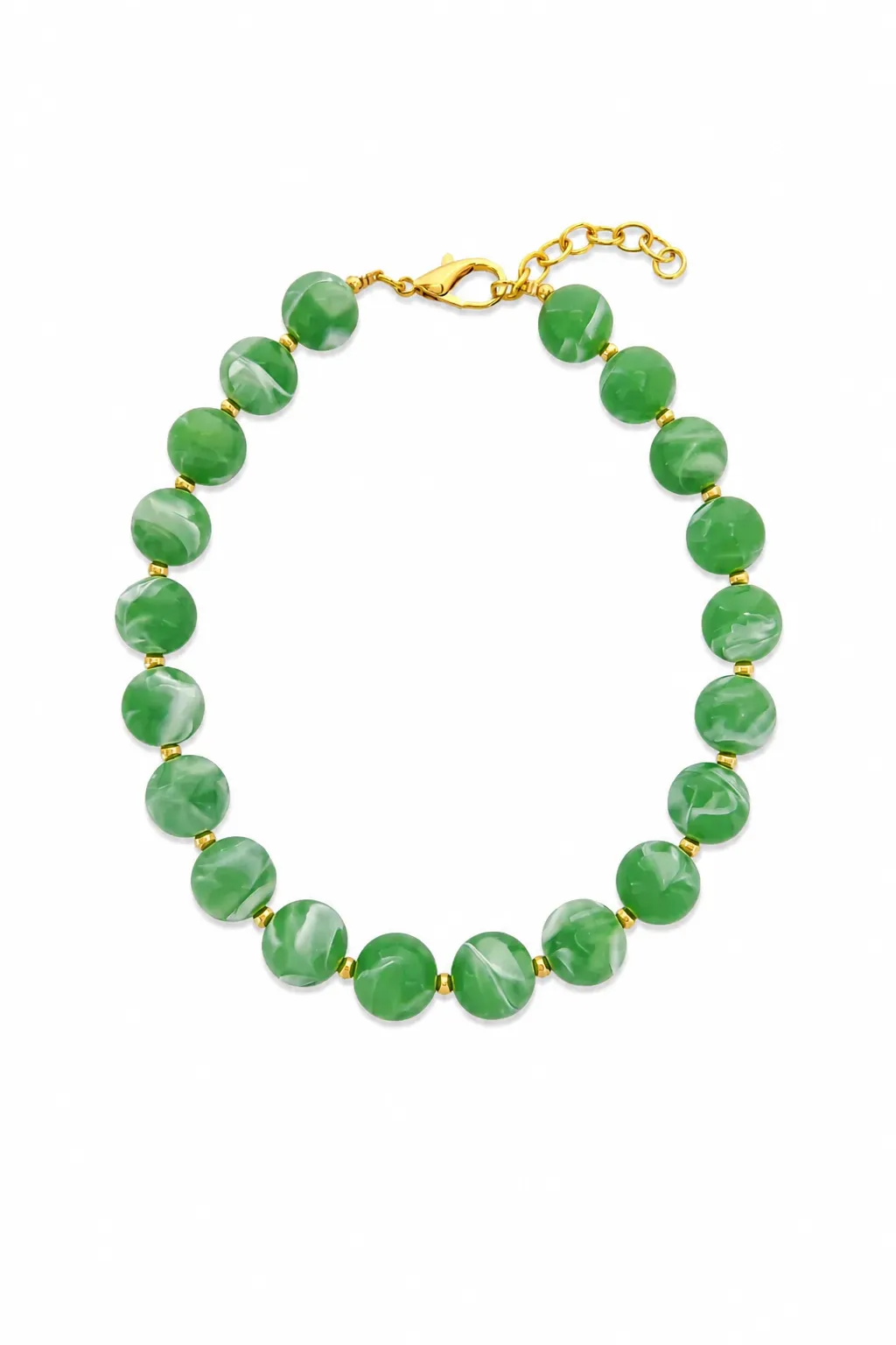 Green Light Necklace - Jade sold by The Impeccable Pig product image thumbnail 2