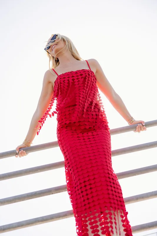 Red Zone Ready Top - Red made by Lalavon