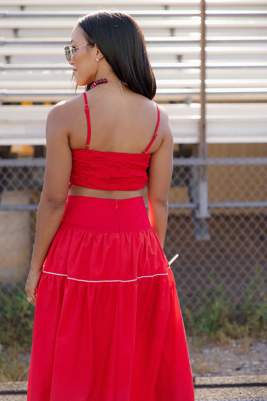 First String Crop Top - Red sold by The Impeccable Pig product image thumbnail 5