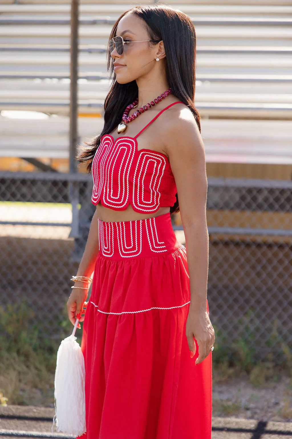 First String Crop Top - Red sold by The Impeccable Pig product image thumbnail 4