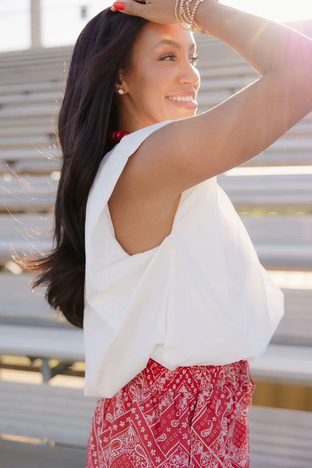 The Layne Top - White sold by The Impeccable Pig product image thumbnail 3