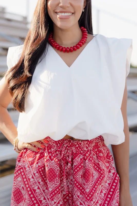 The Layne Top - White made by The Impeccable Pig