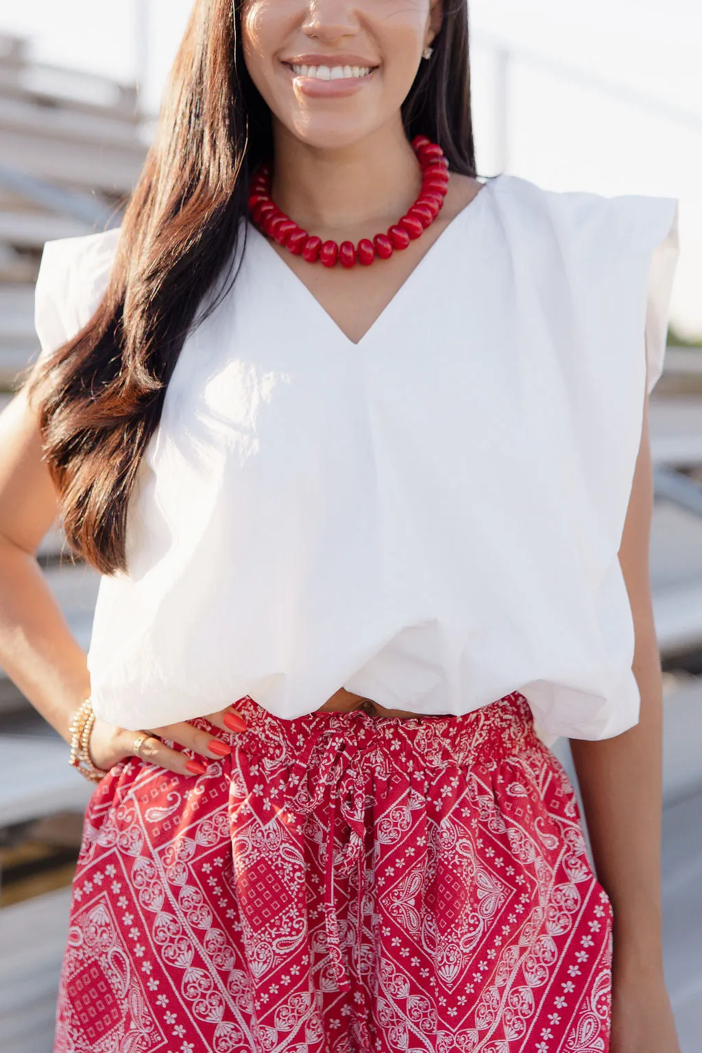 The Layne Top - White sold by The Impeccable Pig