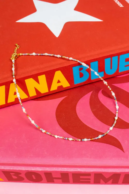 Confetti Coast Necklace - Pearl made by The Impeccable Pig