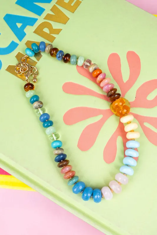 Rainbow Tide Necklace - Multi made by The Impeccable Pig