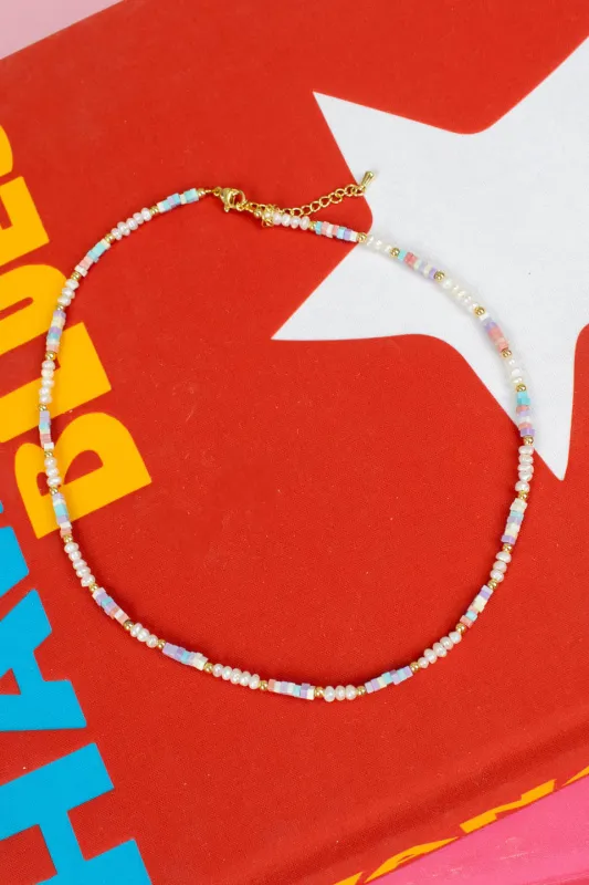 Candy Coast Necklace - Pearl made by The Impeccable Pig