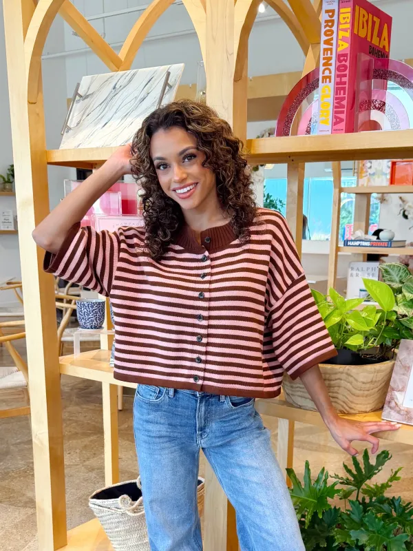 Strawberry Mocha Sweater - Brown made by Olivaceous