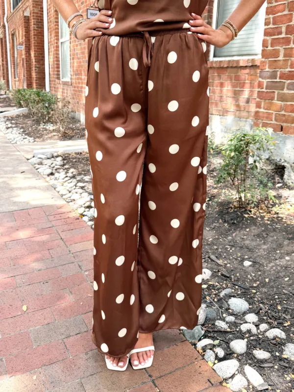 Spotted In The City Pants - Brown made by entro