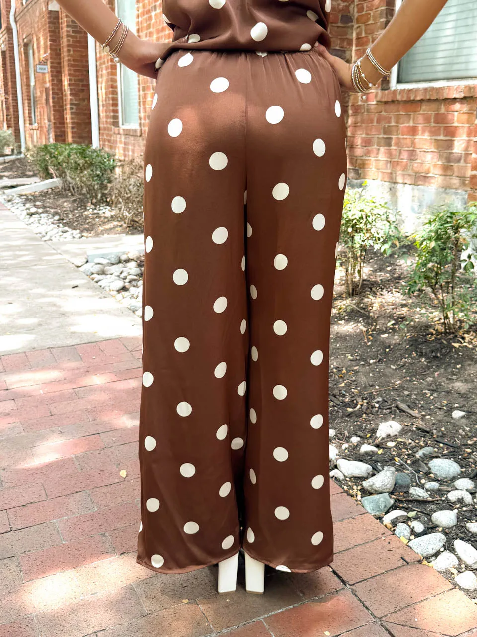 Spotted In The City Pants - Brown sold by The Impeccable Pig product image thumbnail 3