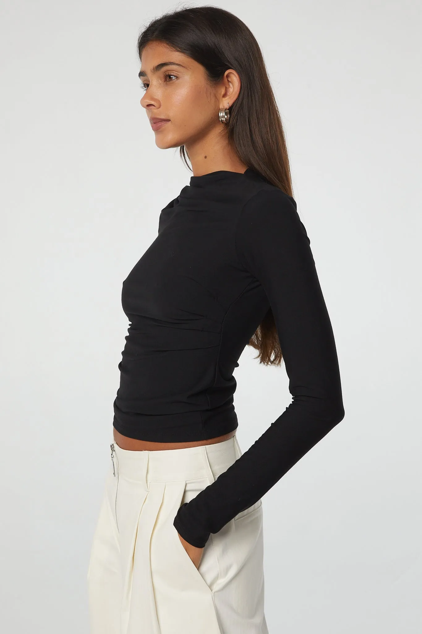SELMA LONG SLEEVE TOP sold by The Line by K product image thumbnail 3