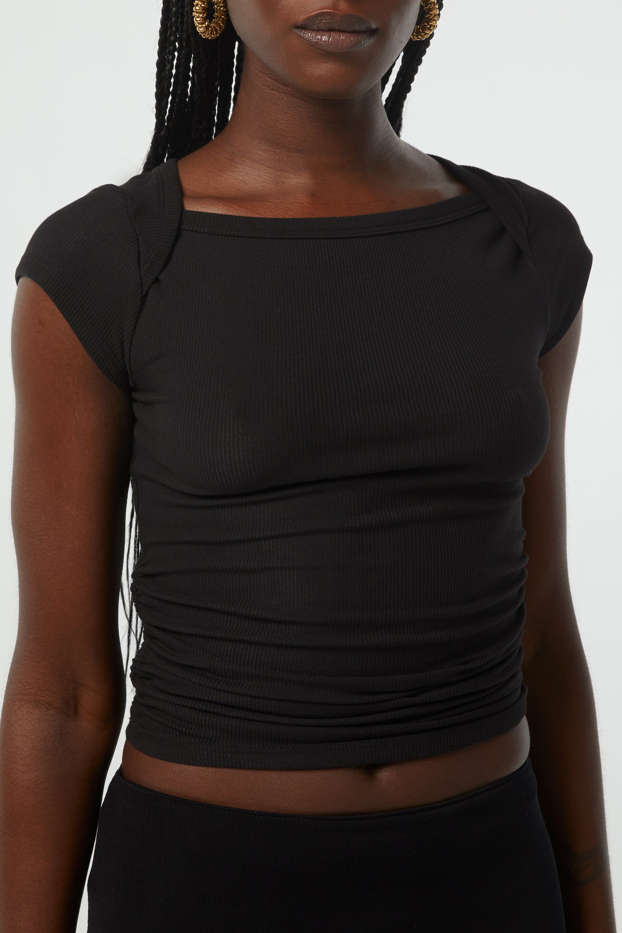 BECKS SHORT SLEEVE TOP sold by The Line by K product image thumbnail 4