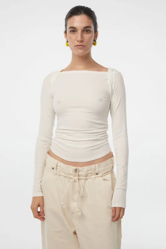 BECKS LONG SLEEVE TOP sold by The Line by K