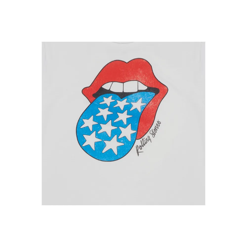 Americana Tongue Women’s White T-Shirt sold by the Rolling Stones product image thumbnail 2