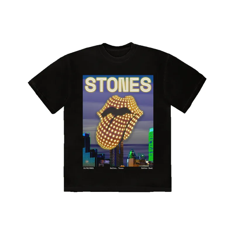 Dallas No Filter Tour 2021 T-Shirt sold by the Rolling Stones