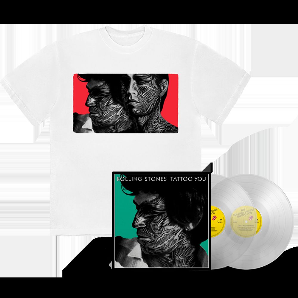 Tattoo You Clear 2LP + White T-Shirt sold by the Rolling Stones