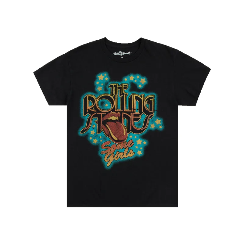 Some Girls Faces Black T-Shirt sold by the Rolling Stones