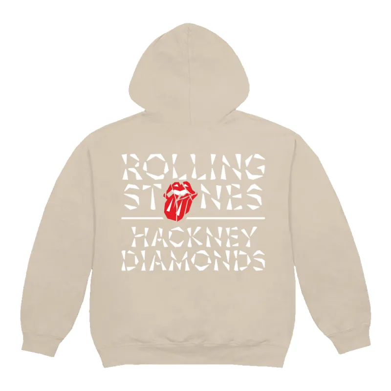 Hackney Diamonds Sand Hoodie sold by the Rolling Stones
