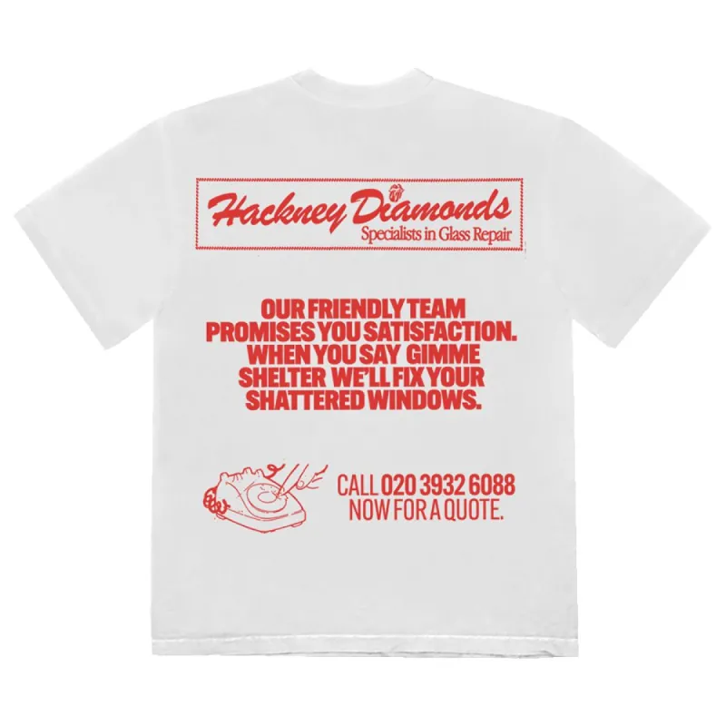 Hackney Diamonds Glass Repair T-Shirt sold by the Rolling Stones