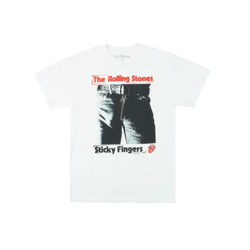 Sticky Fingers Album Cover Unisex T-Shirt sold by the Rolling Stones