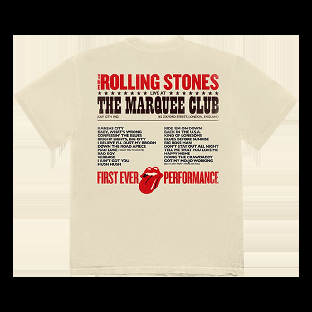Marquee Map First Ever Show T-Shirt sold by the Rolling Stones product image thumbnail 2
