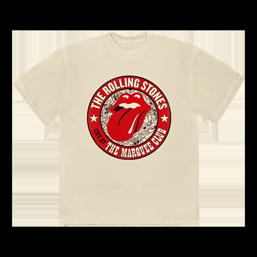 Marquee Map First Ever Show T-Shirt sold by the Rolling Stones