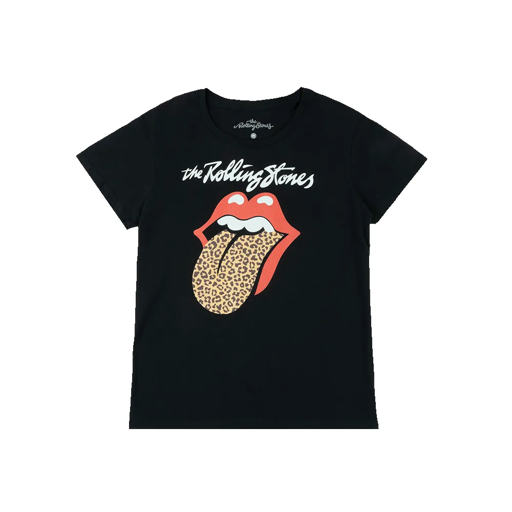 Leopard Tongue Women’s T-Shirt sold by the Rolling Stones