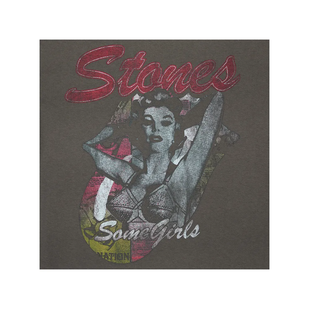 Some Girls Charcoal T-Shirt sold by the Rolling Stones product image thumbnail 2