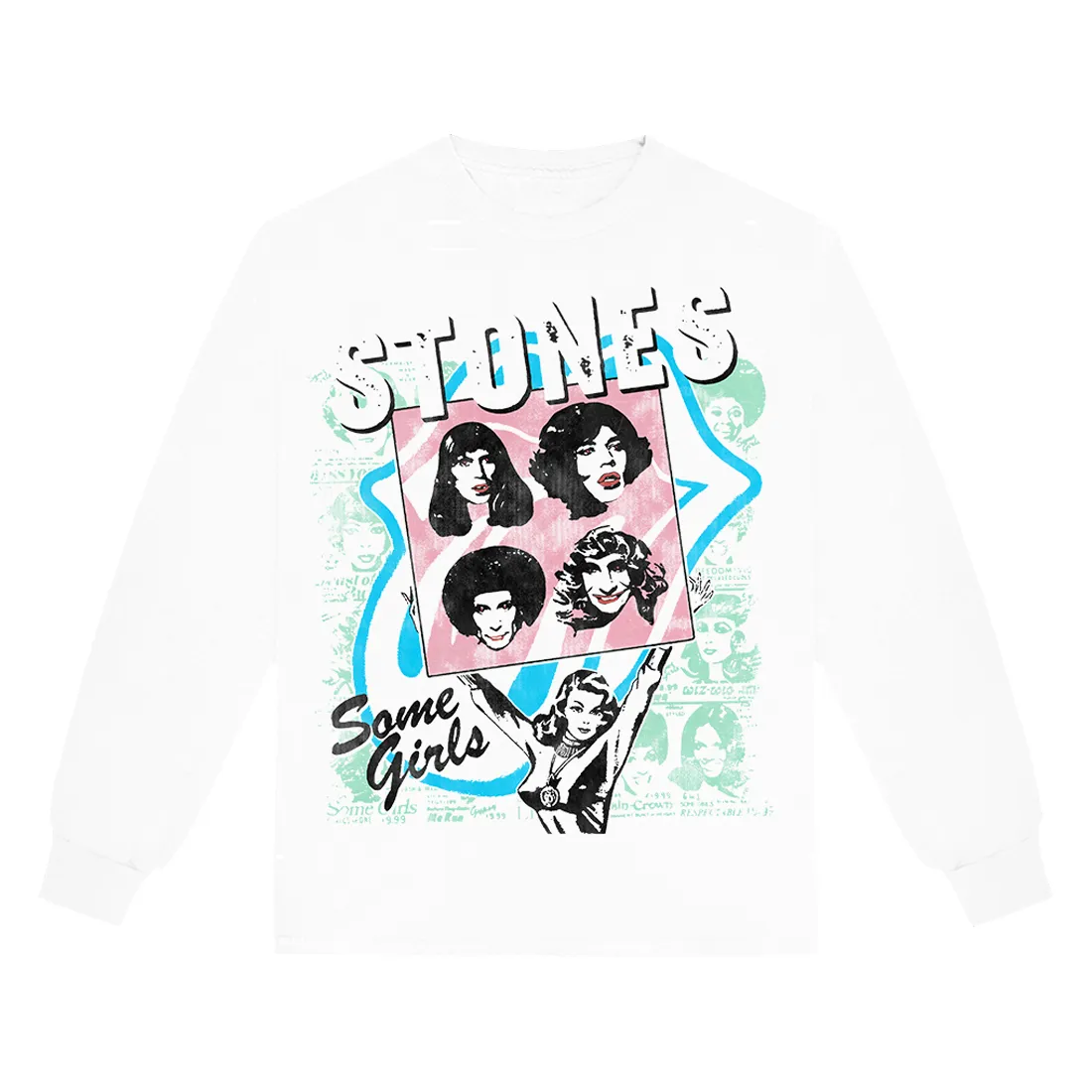Some Girls Sign Longsleeve T-Shirt sold by the Rolling Stones