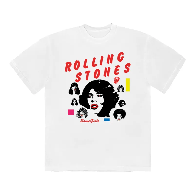 Some Girls Faces T-Shirt sold by the Rolling Stones