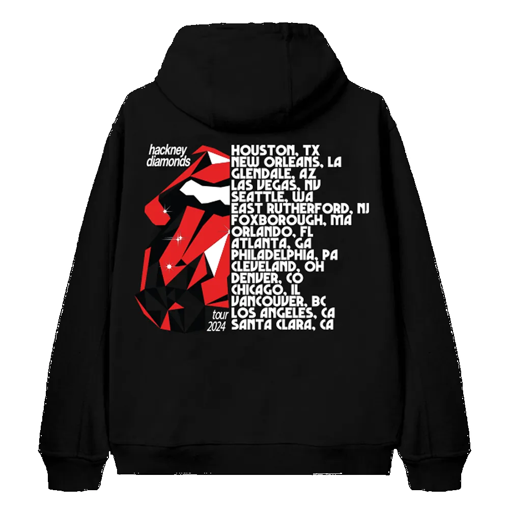 Hackney Diamonds Tour Zip Hoodie sold by the Rolling Stones