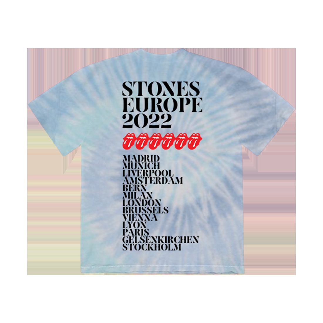 SIXTY Tie Dye Dateback T-Shirt sold by the Rolling Stones product image thumbnail 2