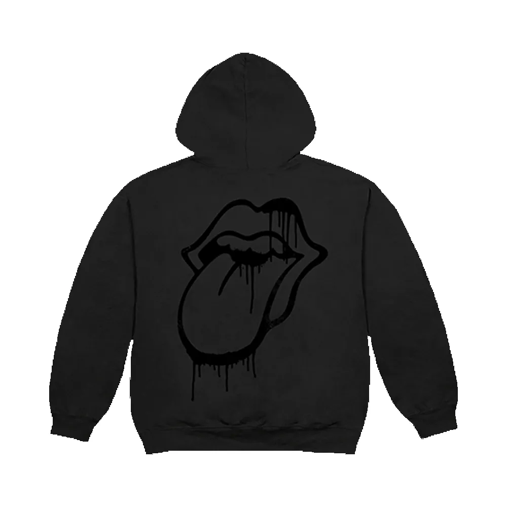 Black On Black Hoodie sold by the Rolling Stones product image thumbnail 2