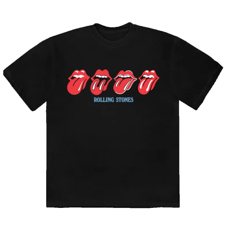 Rolling Stones Licks Black T-Shirt sold by the Rolling Stones