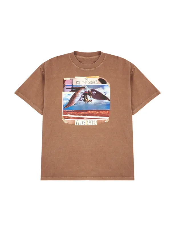 Live In '75 LA Forum T-Shirt made by the Rolling Stones