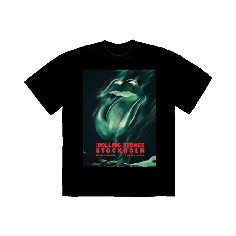 Stockholm SIXTY Tour 2022 T-Shirt sold by the Rolling Stones