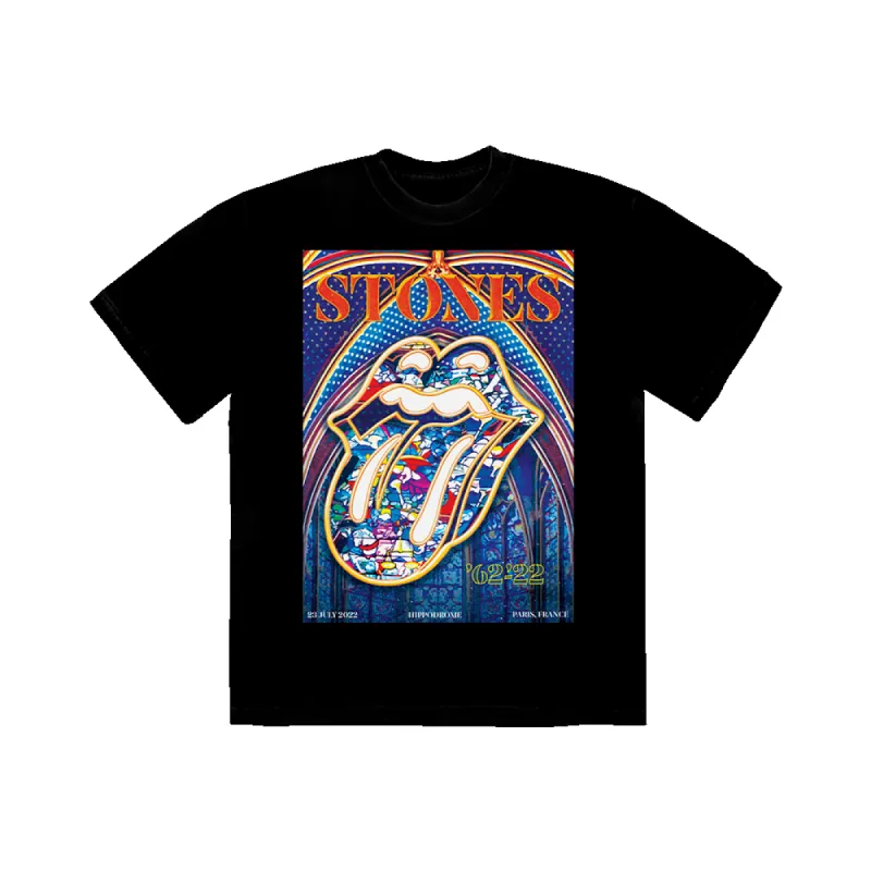 Paris SIXTY Tour 2022 T-Shirt sold by the Rolling Stones