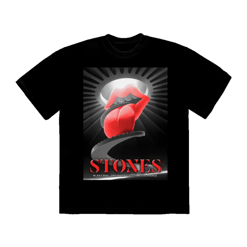 Lyon SIXTY Tour 2022 T-Shirt sold by the Rolling Stones