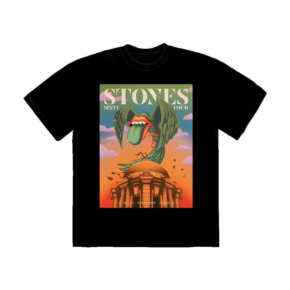 Liverpool SIXTY Tour 2022 T-Shirt sold by the Rolling Stones