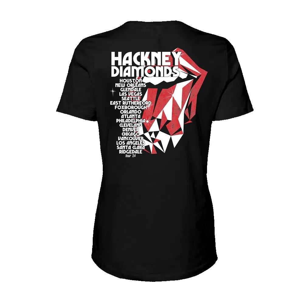 Hackney Diamonds Tour Dateback Women's T-Shirt sold by the Rolling Stones product image thumbnail 2