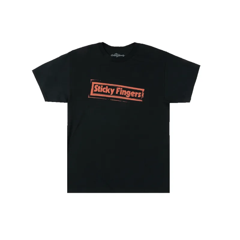 Sticky Fingers Album Title Unisex T-Shirt sold by the Rolling Stones