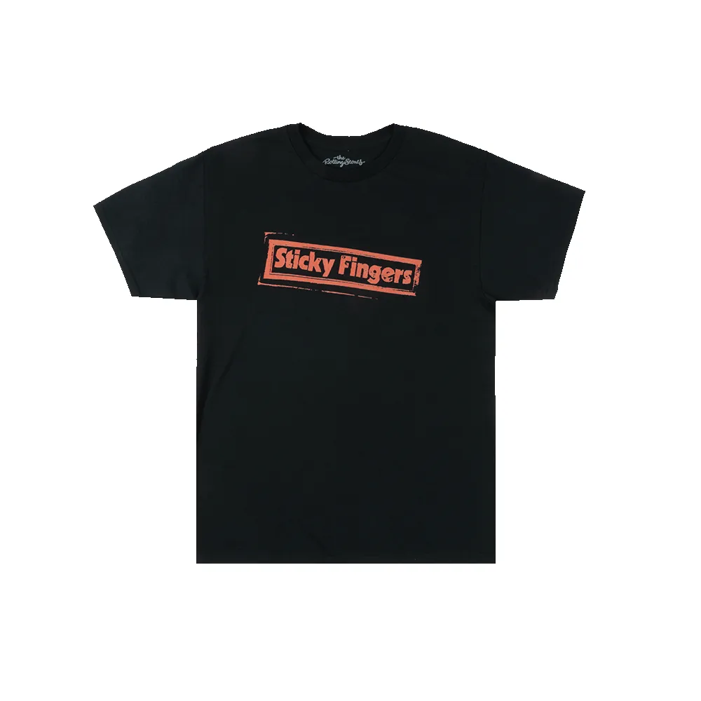 Sticky Fingers Album Title Unisex T-Shirt sold by the Rolling Stones