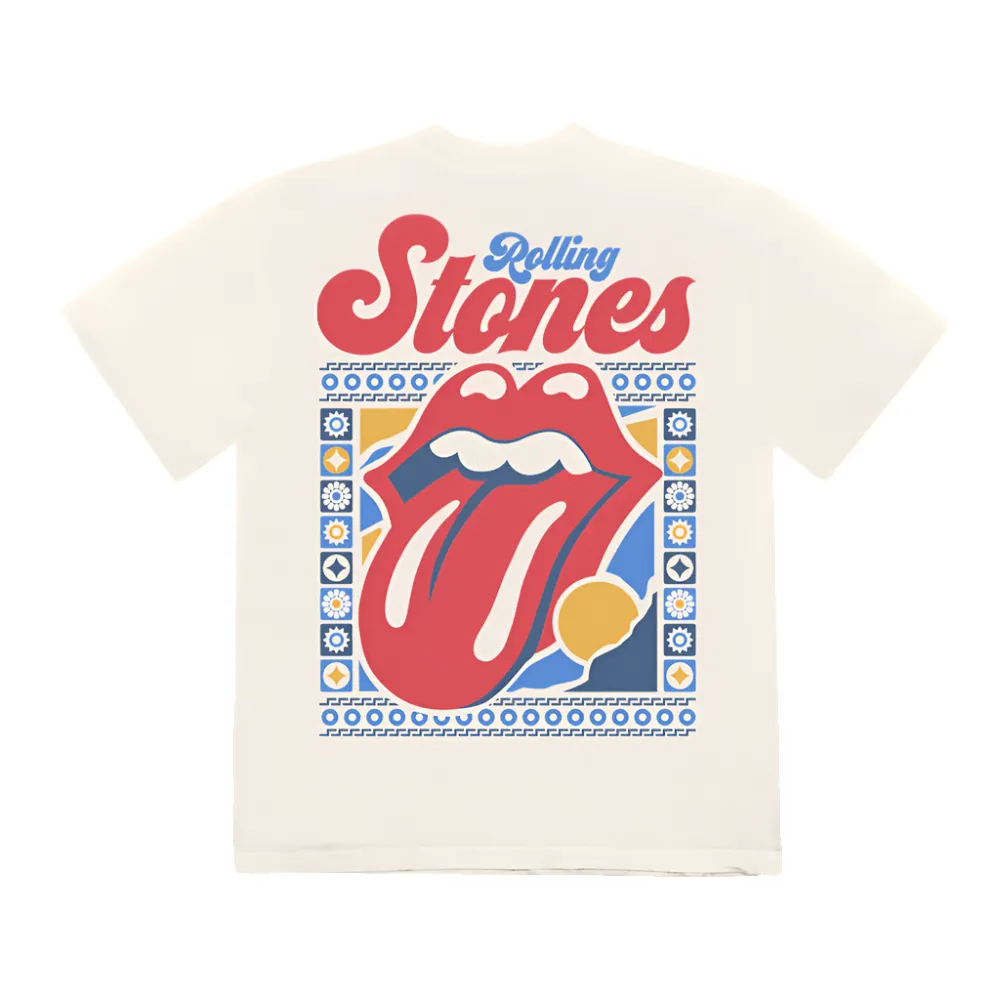 Beige Summer T-Shirt sold by the Rolling Stones product image thumbnail 2