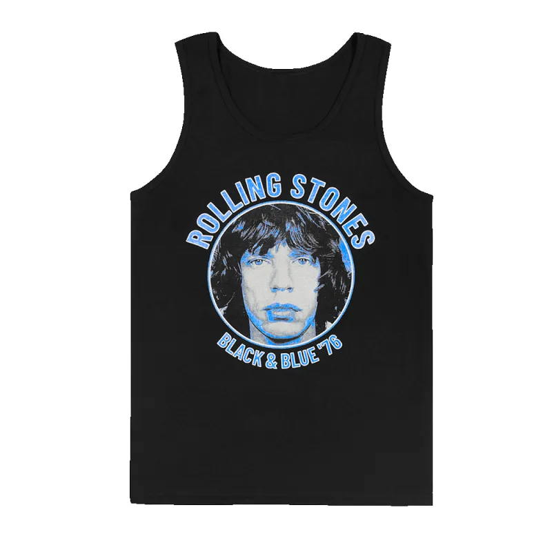 Black and Blue Mick Jagger Tank Top sold by the Rolling Stones