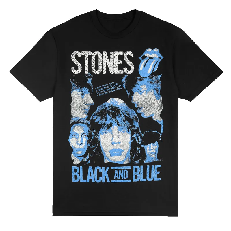 Black and Blue Black T-Shirt sold by the Rolling Stones